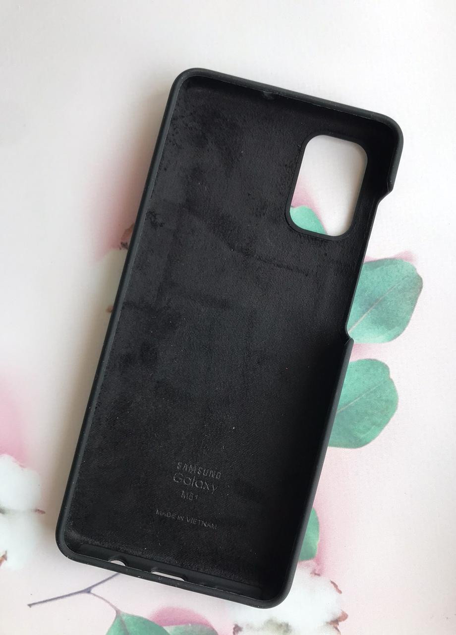 Силіконовий чохол Silicone Case для Samsung Galaxy M51 Чорний Creative (257682727)