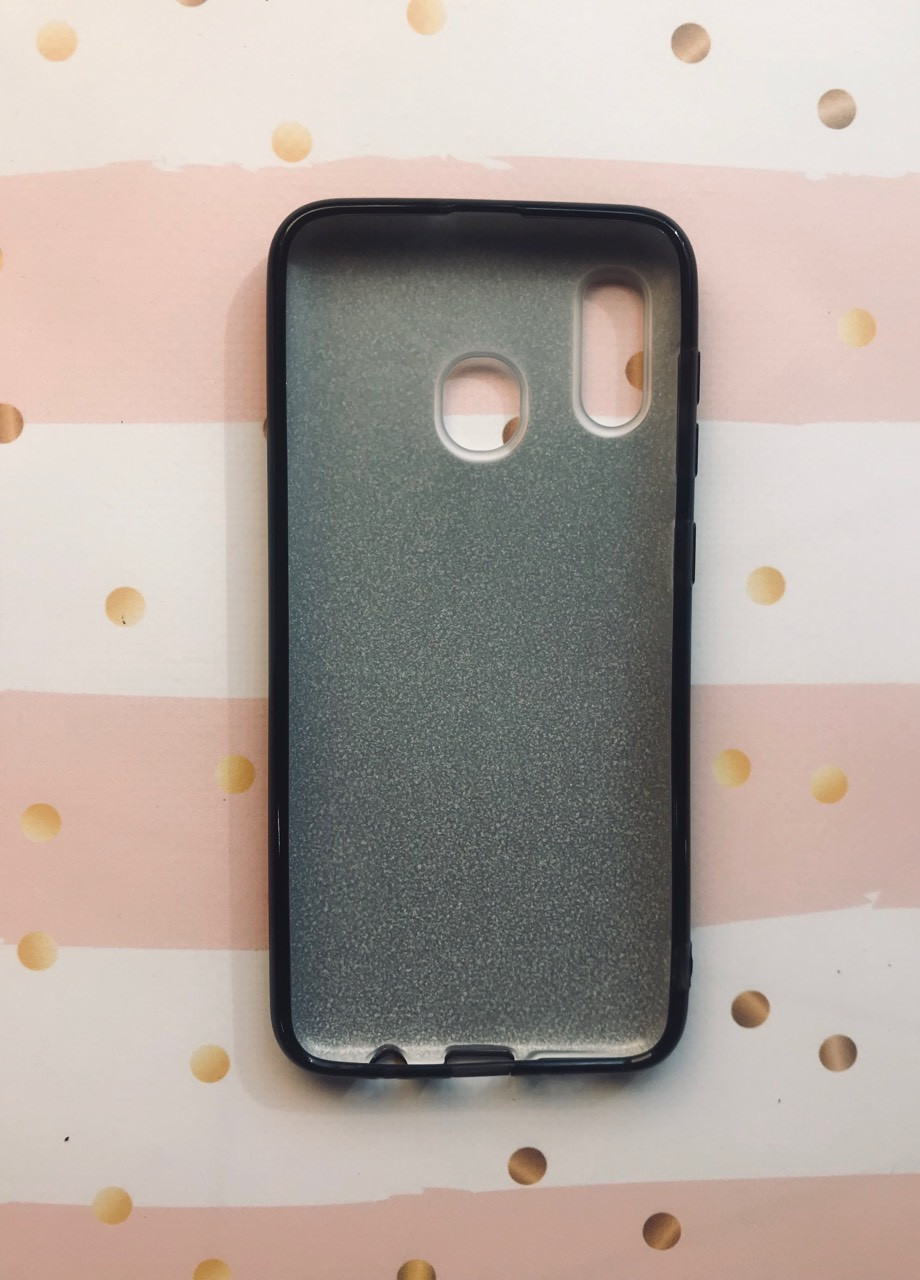 Силиконовый чехол Shine Silicone Case для Samsung Galaxy А30 (2019) А305 / A20 Чёрный Creative (257682310)