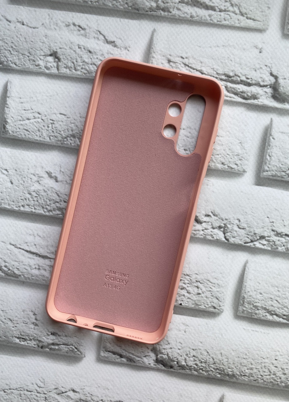 Чохол Silicone Case для Samsung A13 4G Світло-рожевий Creative (257682943)