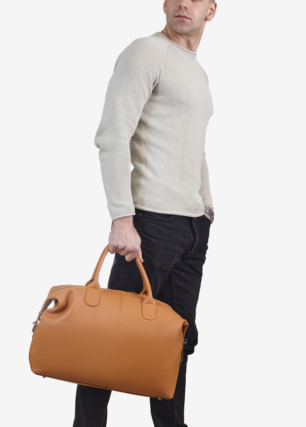 Сумка кожаная саквояж большая InBag Travel bag InBag Shop (257690075)