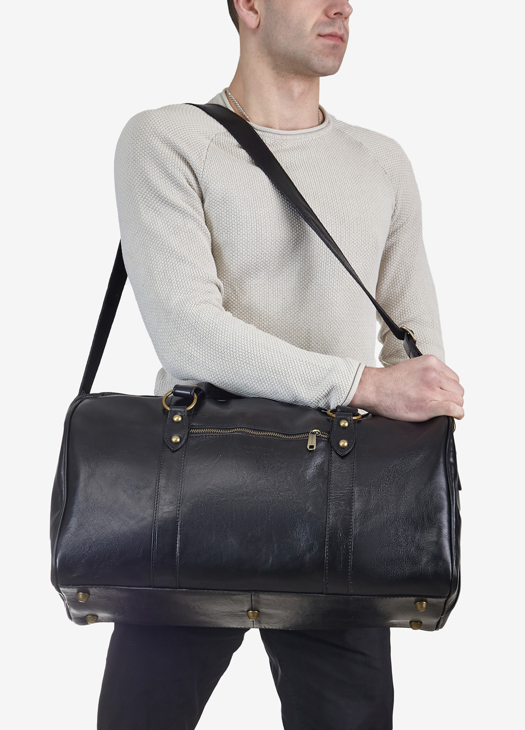 Сумка кожаная саквояж большая InBag Travel bag InBag Shop (257690068)