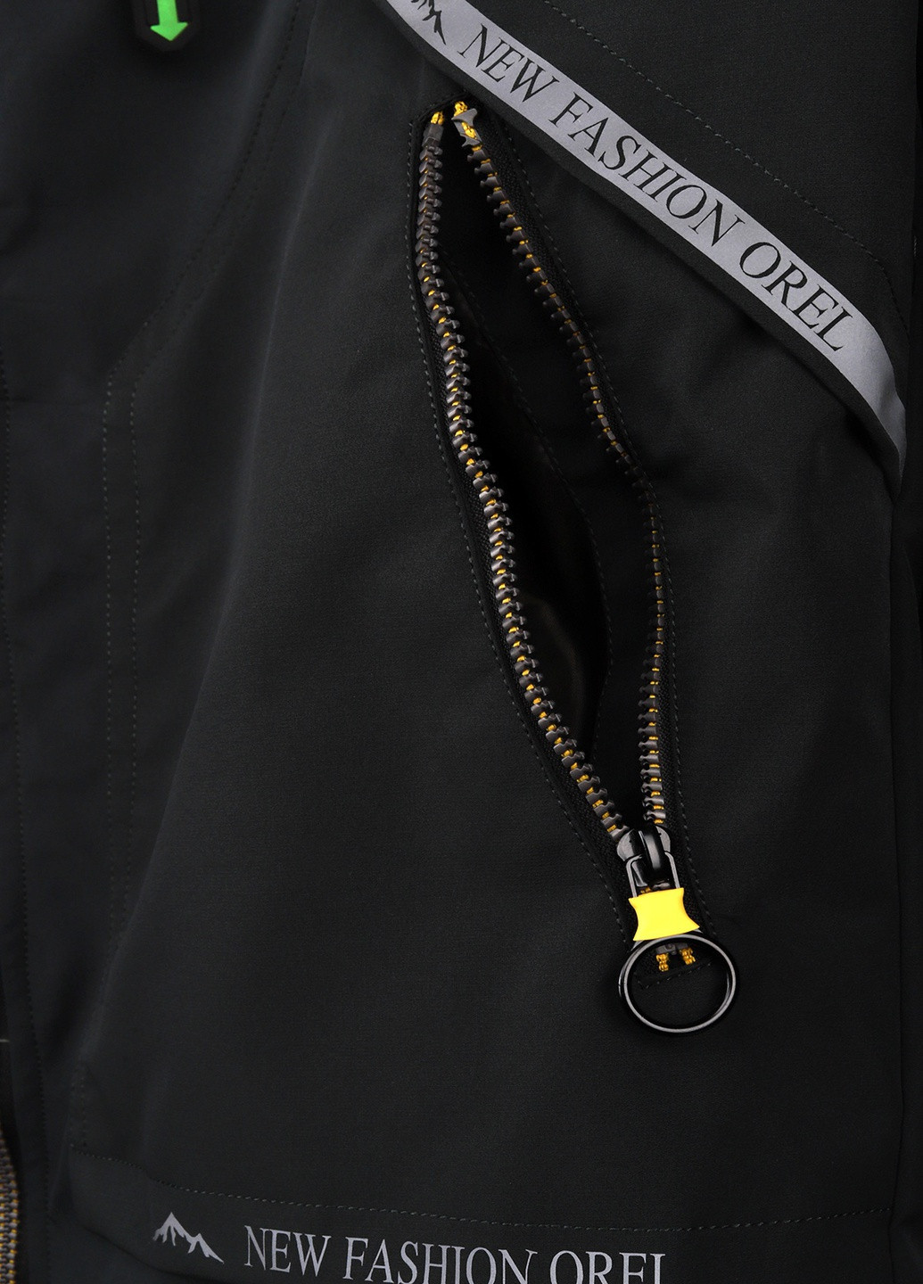 Оливковая (хаки) демисезонная куртка двухсторонняя No Brand