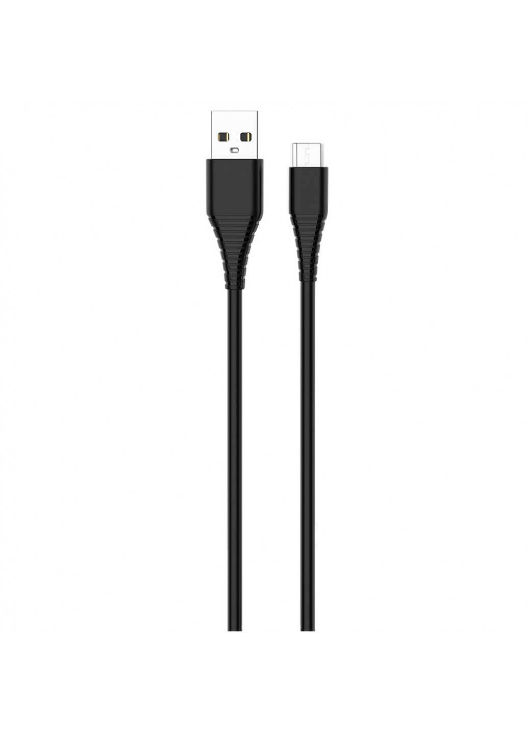 Кабель USB - MicroUSB (PVC) 2.4А 1м чорний () Colorway cw-cbum025-bk (257717745)