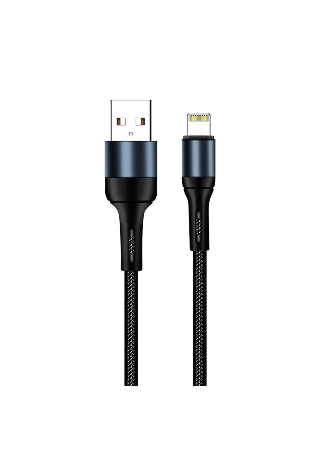 Кабель USB - Apple Lightning (nylon) 2.4а 1 м Black () Colorway cw-cbul045-bk (257717744)