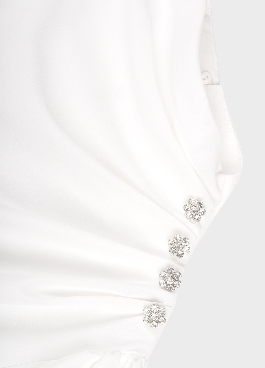 Біла демісезонна блуза Sateen