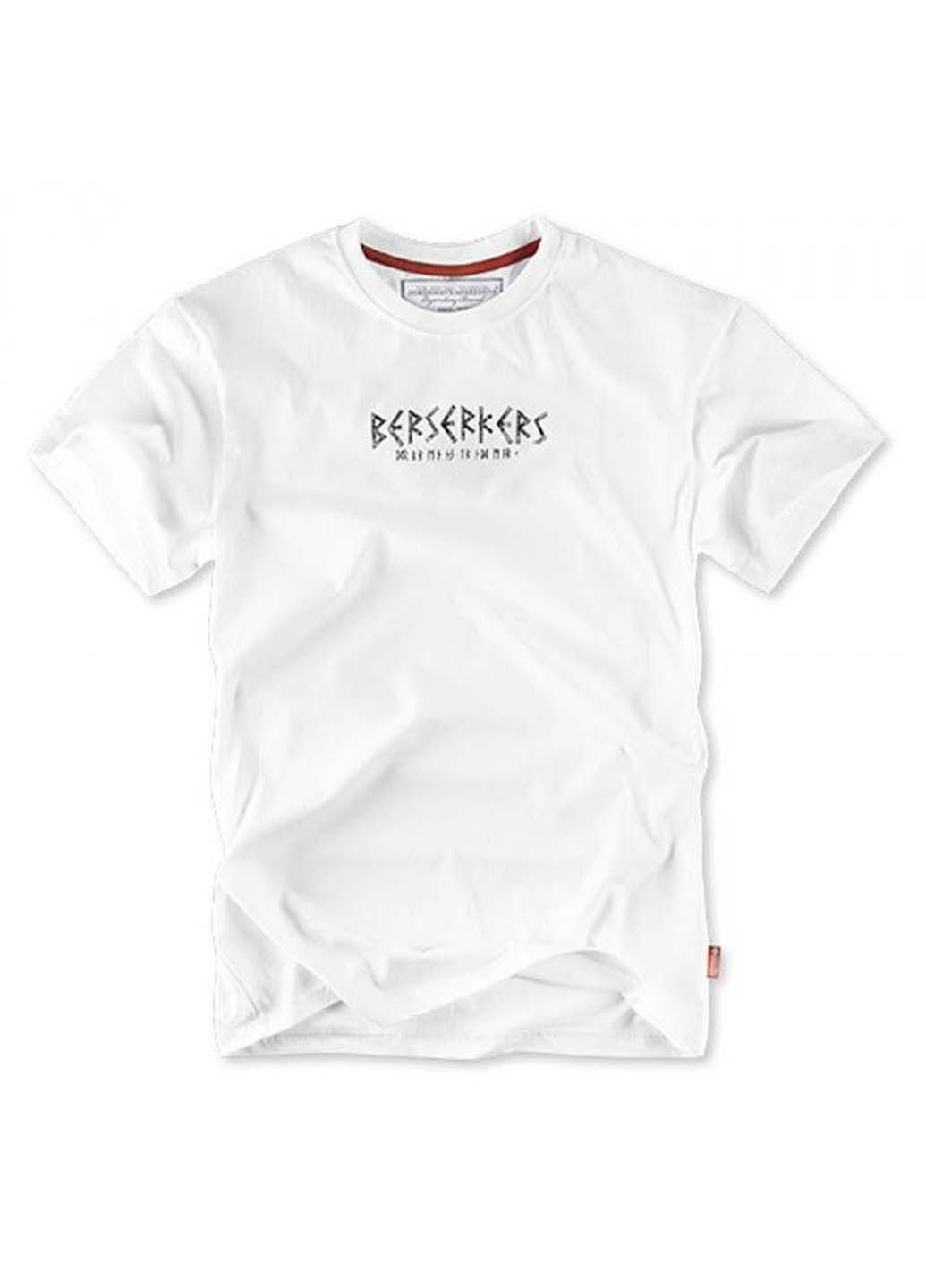 Белая футболка Dobermans Aggressive