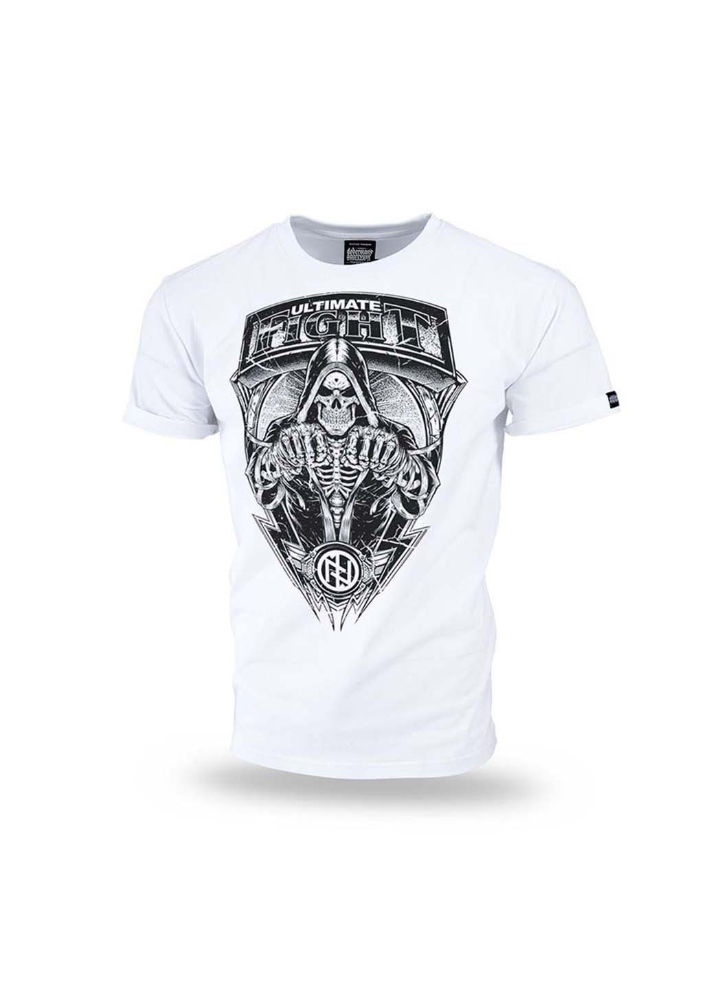 Біла футболка Dobermans Aggressive