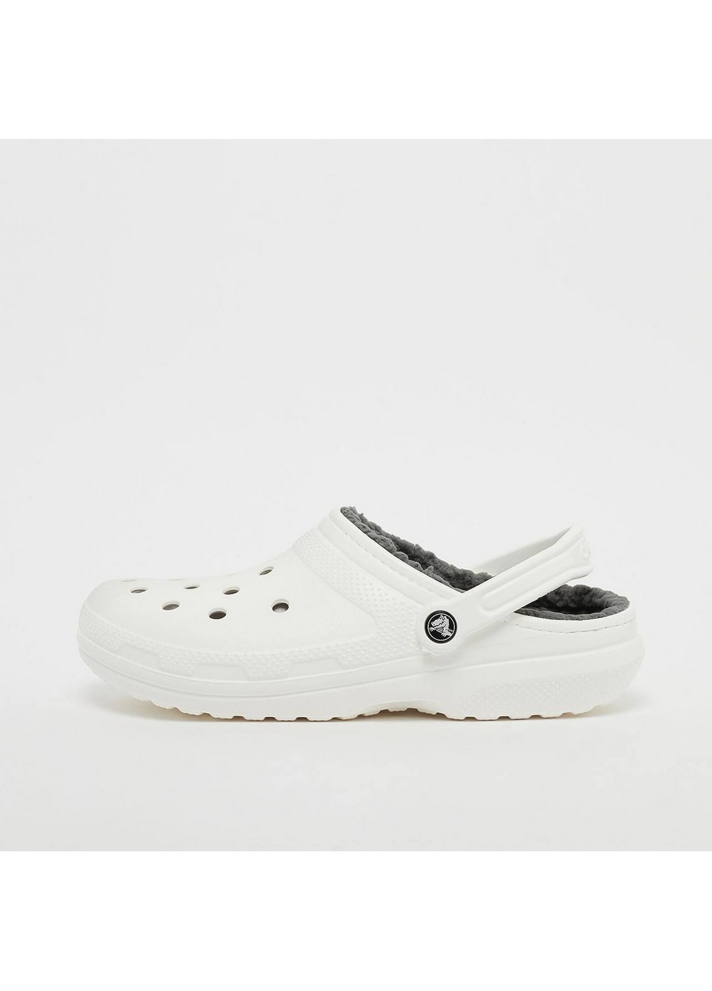 Белые кроксы сабо Crocs
