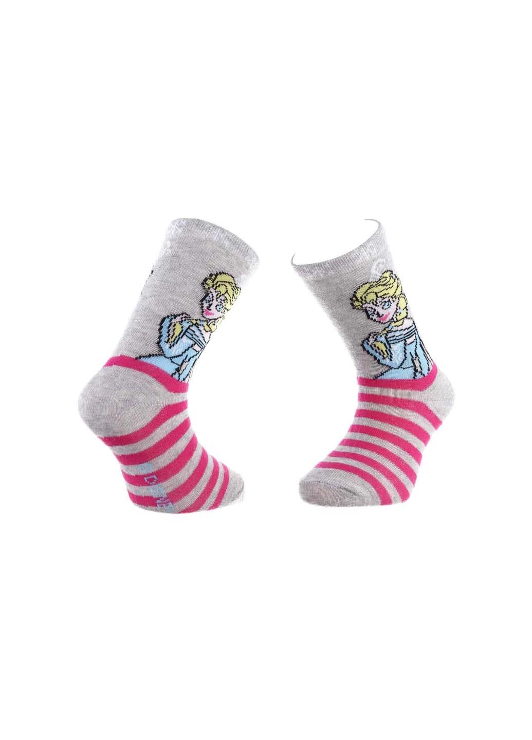 Шкарпетки Disney Princess Elsa + Stripes On Stand (257727483)