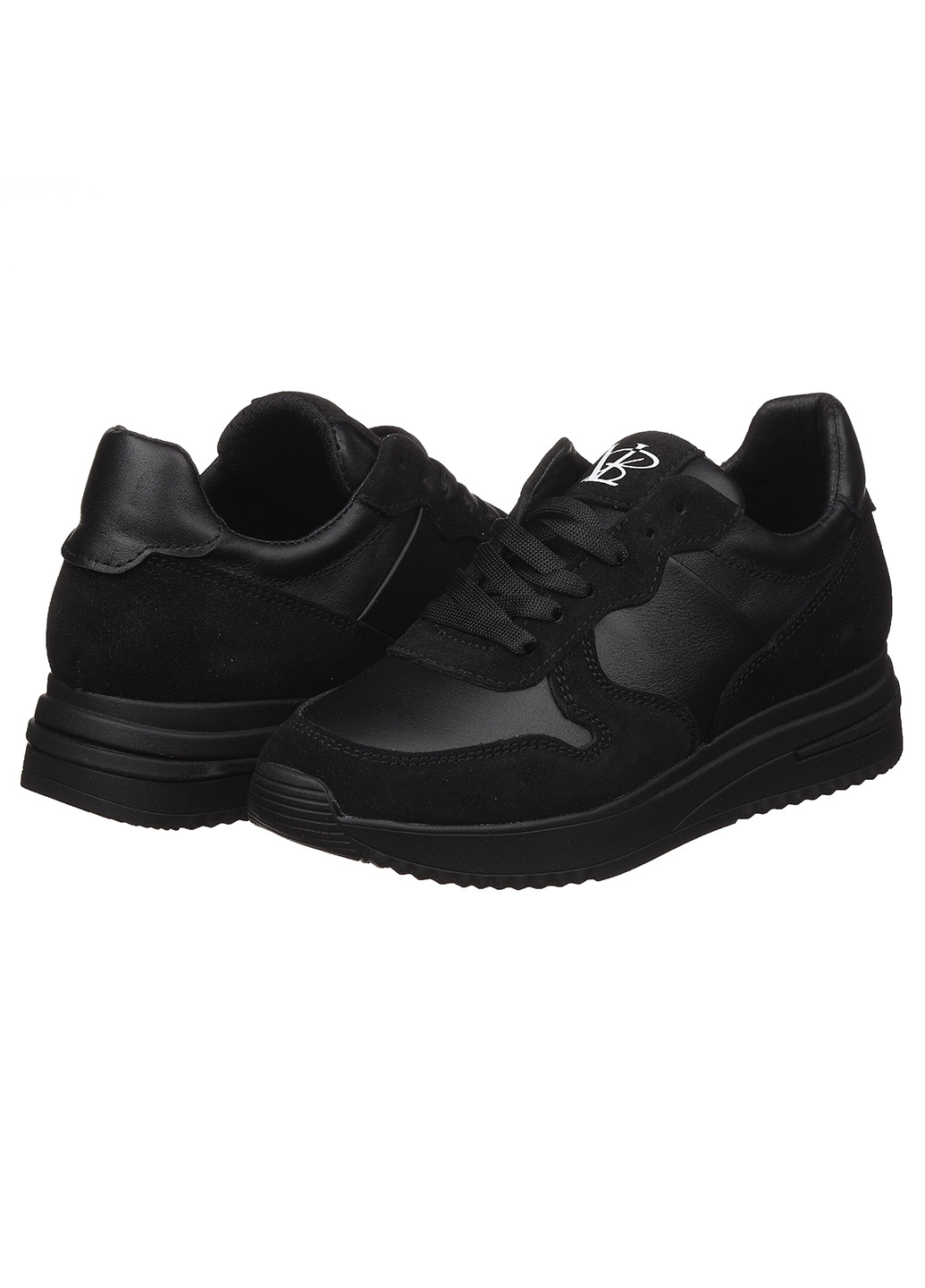 Женские кроссовки 10231-01 Best Vak чёрные демисезоны (257782191)