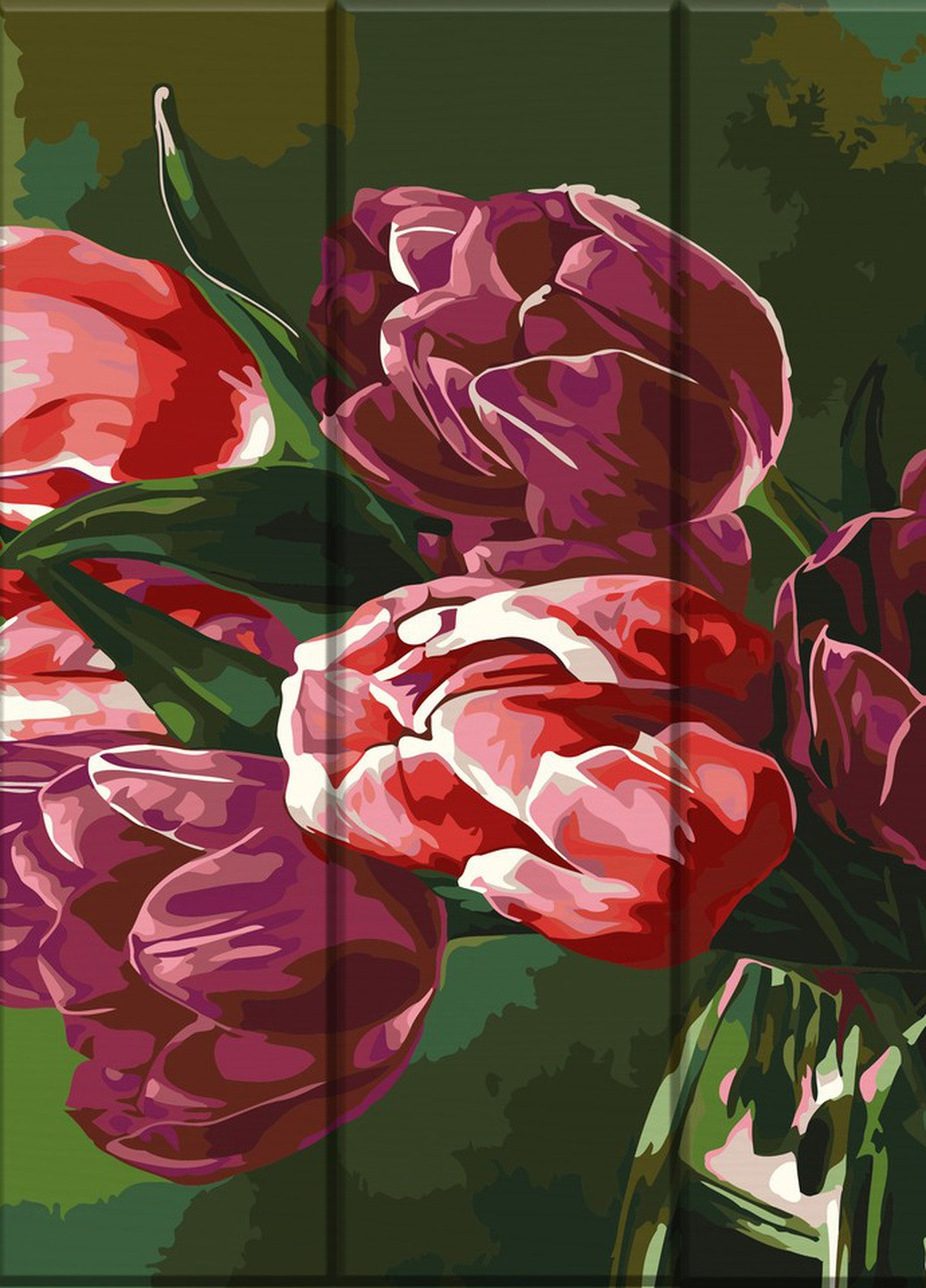 Картина по номерам на дереве "Тюльпани" 30х40 см ArtStory (257748498)