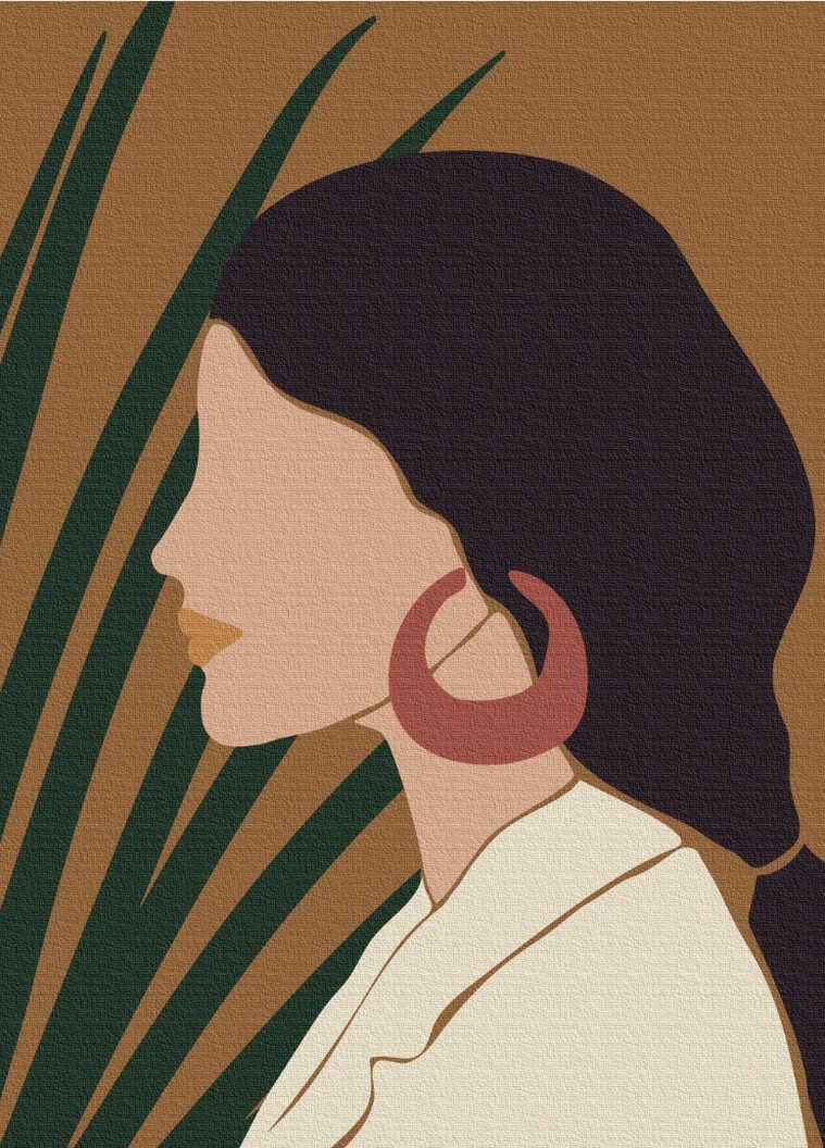 Картина по номерам Пастельные тропики: триптих 1 40x50 см Brushme (257748644)