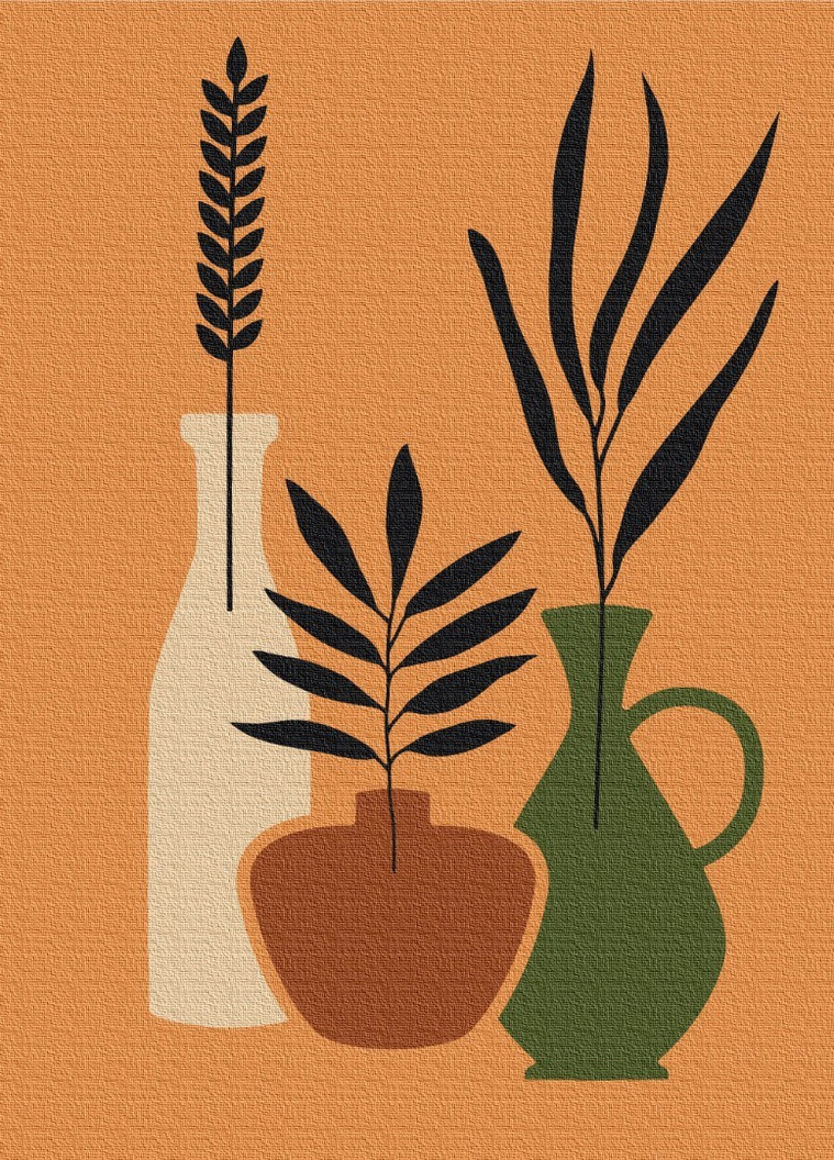 Картина за номерами Природа мінімалізму 40x50 см Brushme (257748894)