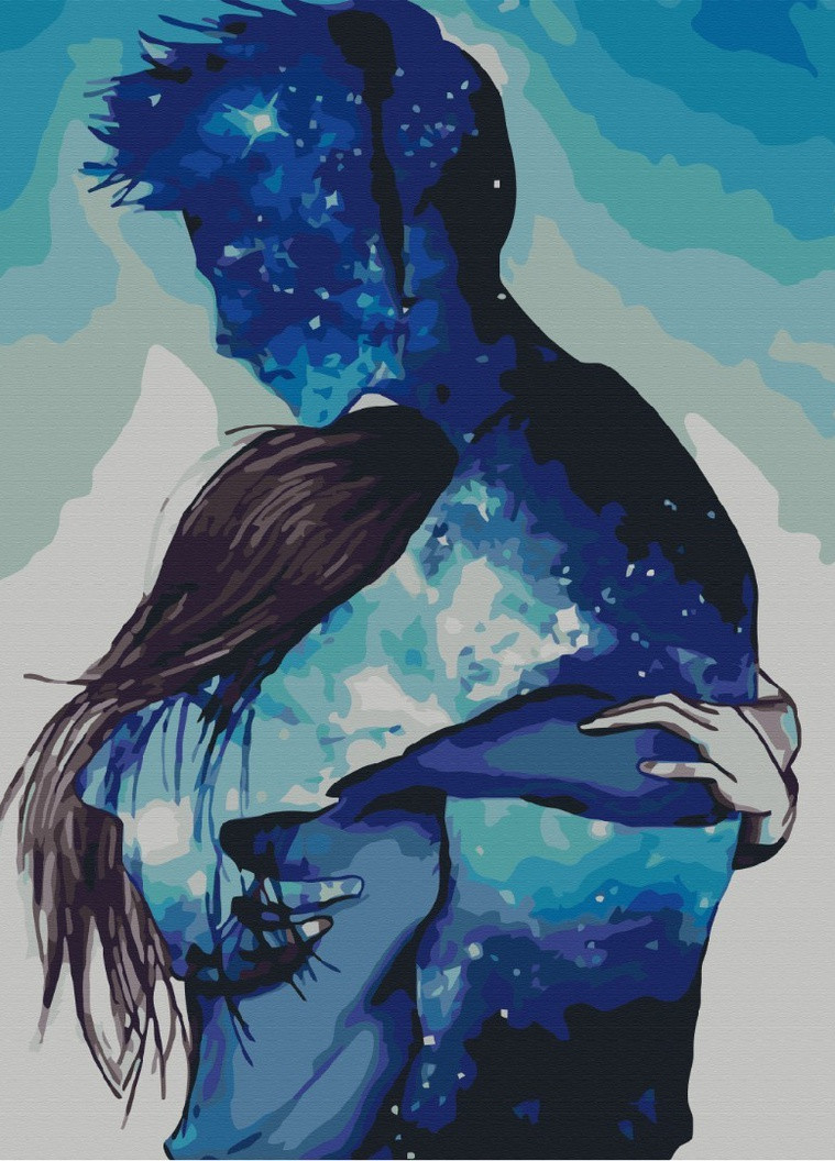 Картина за номерами Душовий зв'язок 40x50 см Brushme (257748606)