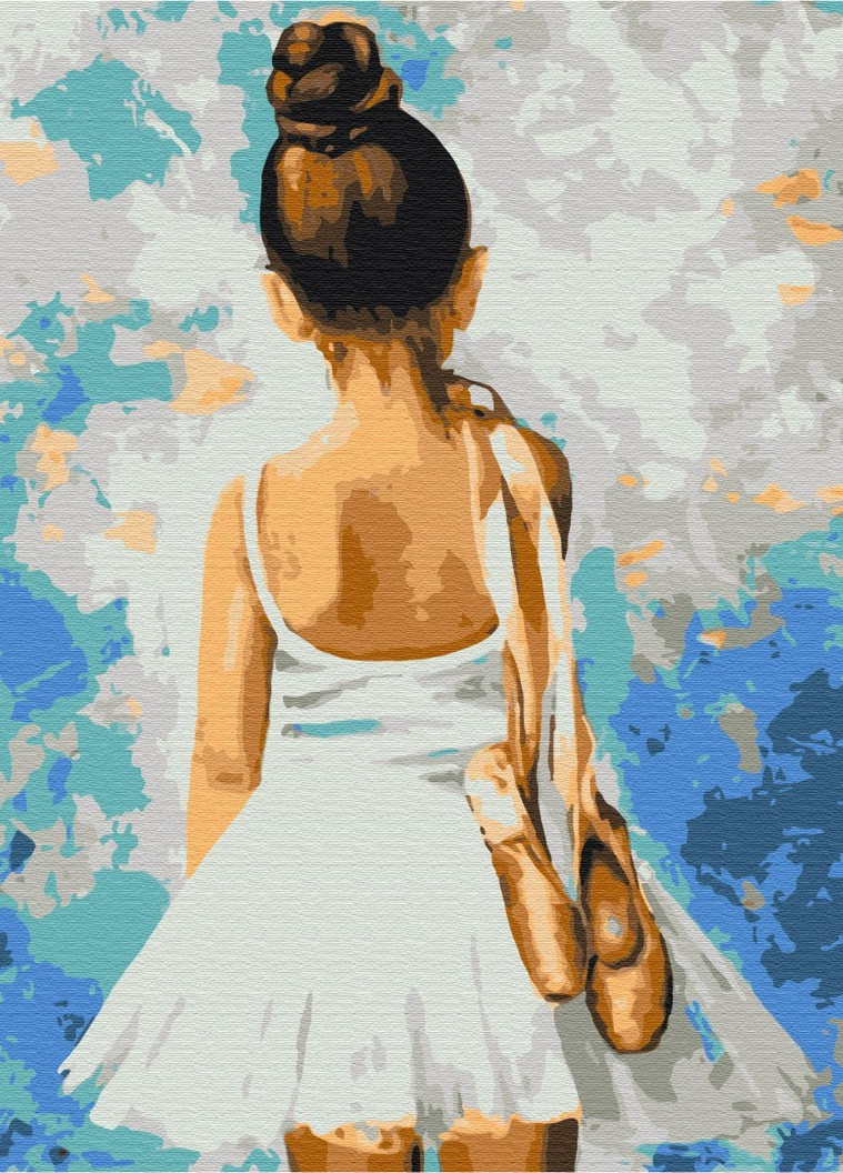 Картина за номерами Мадемуазель із пуантами 40x50 см Brushme (257748673)