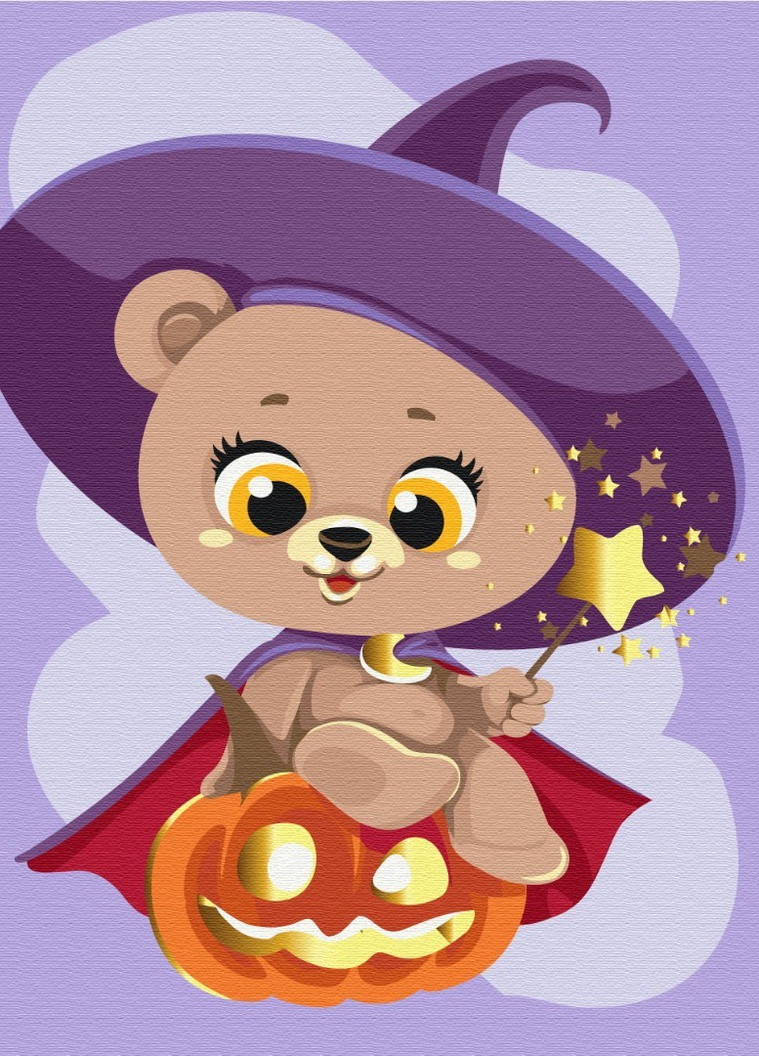 Картина по номерам Магический медвежонок 30x40 см Brushme (257748985)