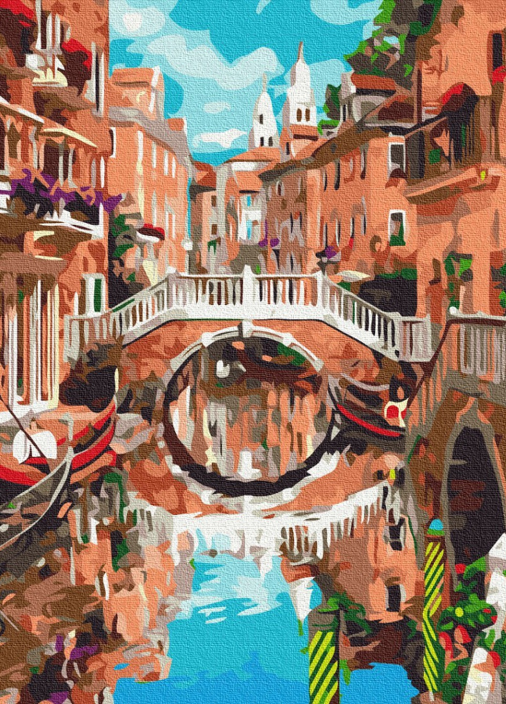 Картина по номерам Мостик через канал 40x50 см Brushme (257748987)