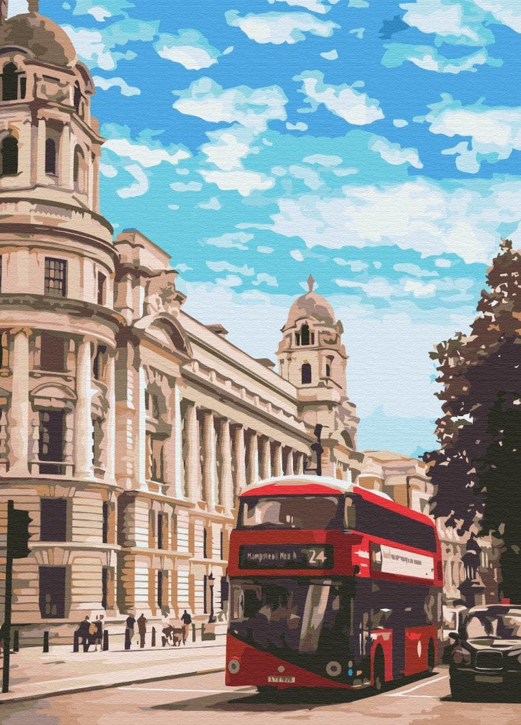 Картина за номерами Архітектура Лондона 40x50 см Brushme (257748772)