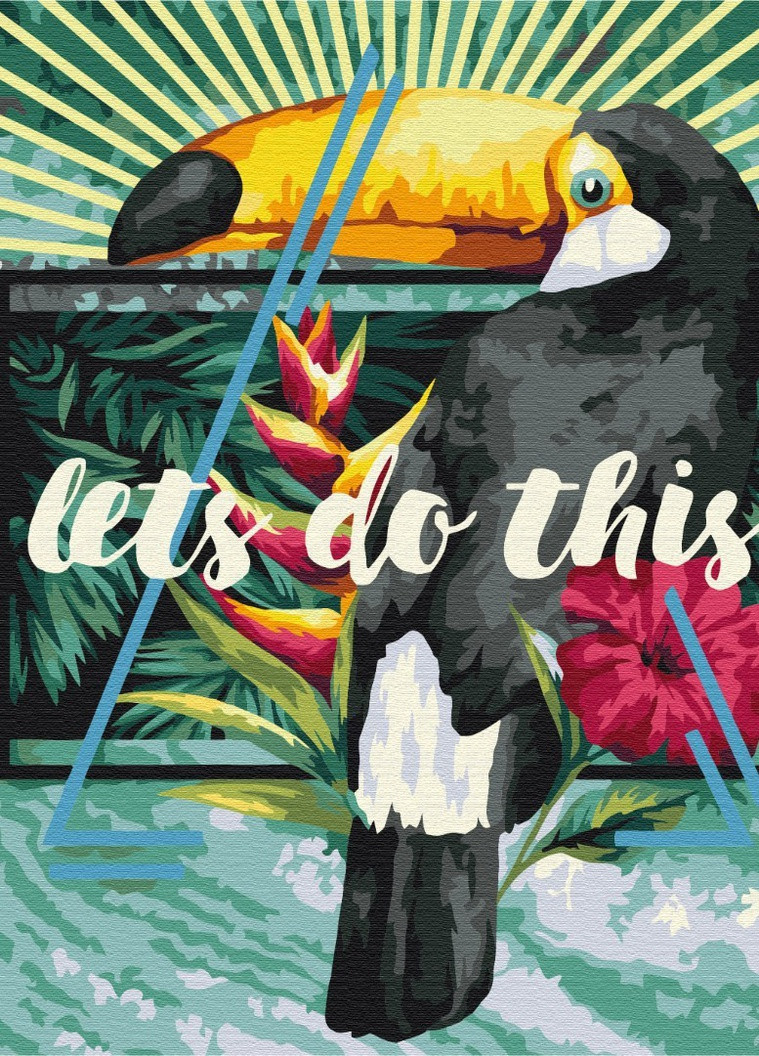 Картина по номерам Летний принт 40x50 см Brushme (257748952)