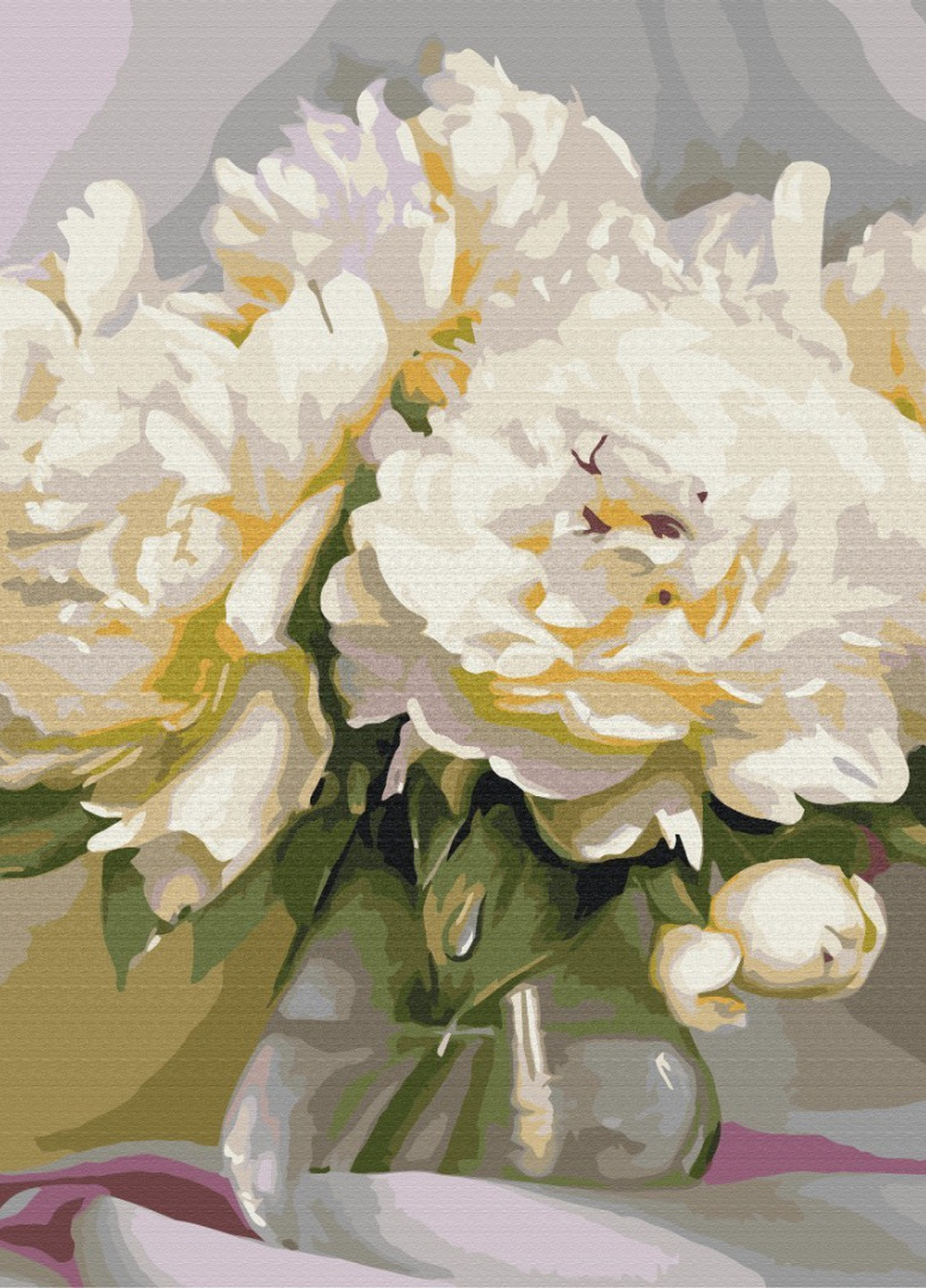 Картина за номерами Вишукана ніжність півонії 40x50 см Brushme (257748940)