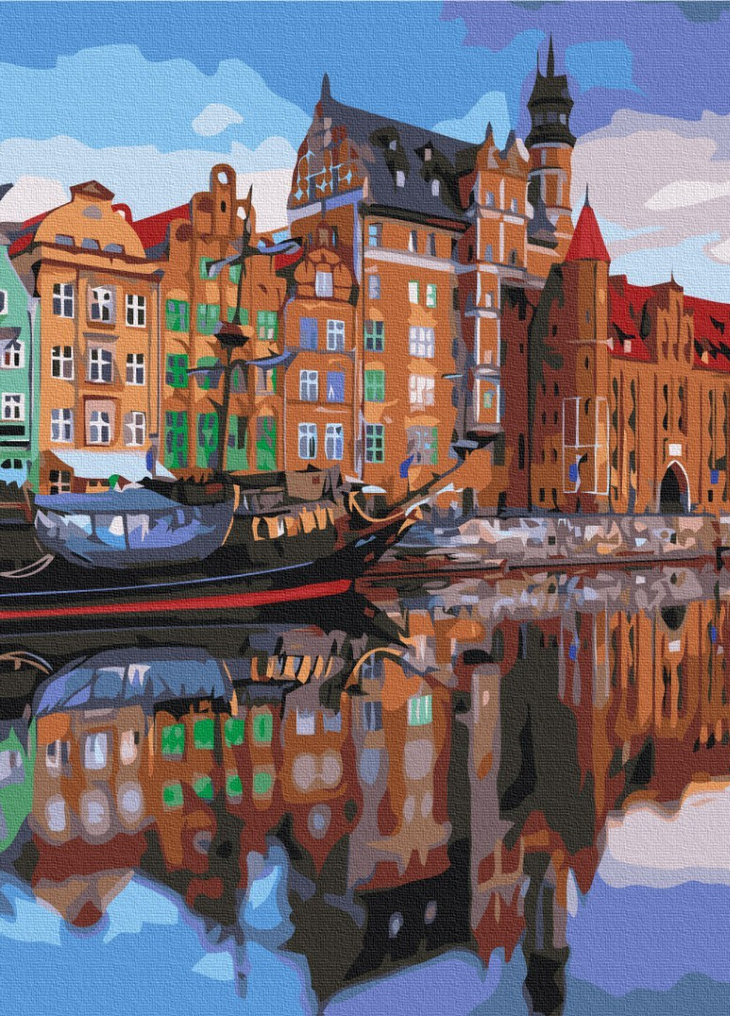 Картина за номерами Набережна Гданська 40x50 см Brushme (257748969)