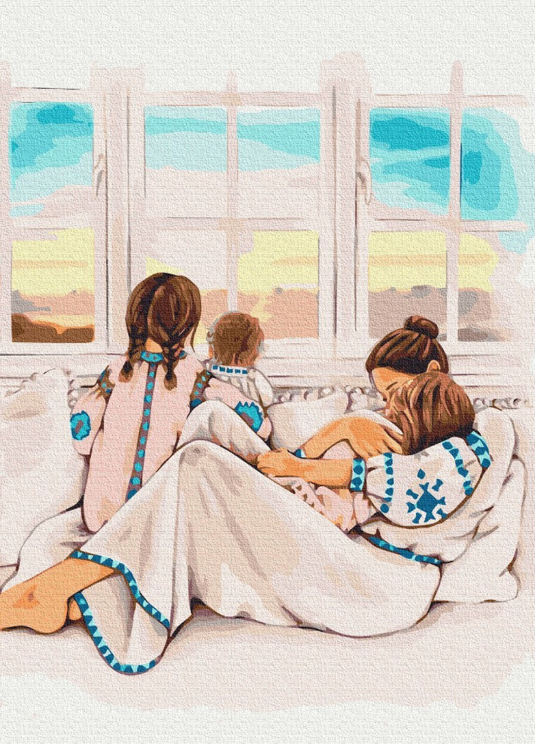 Картина за номерами Материнське тепло ©Алла Березовська 40x50 см Brushme (257750761)