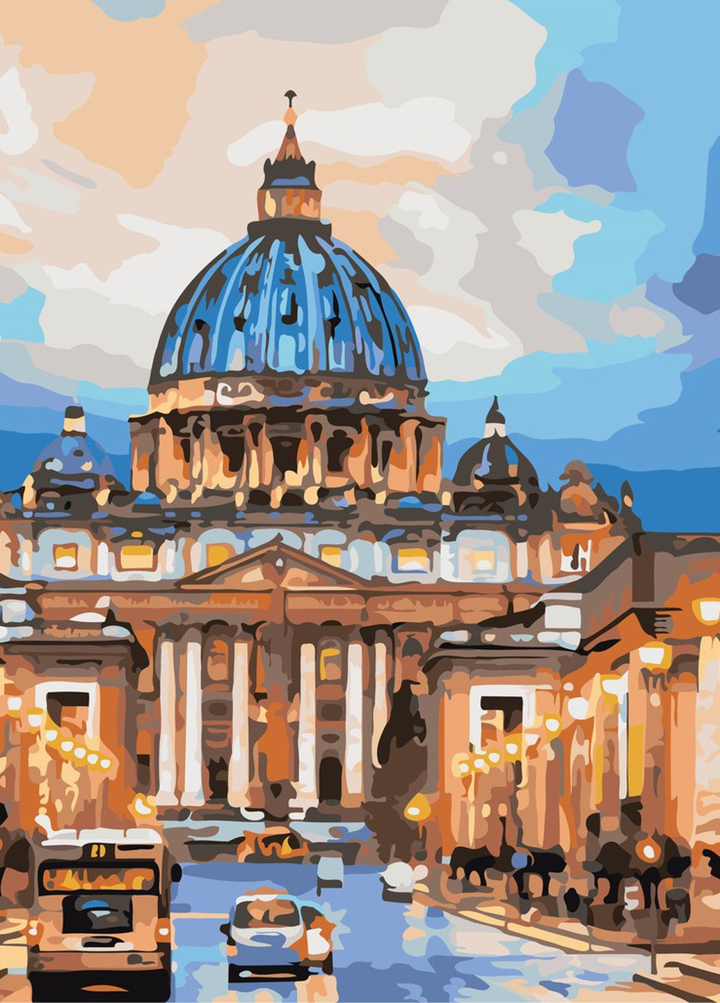 Картина по номерам "Собор Святого Петра" 40х50 см ArtStory (257750229)