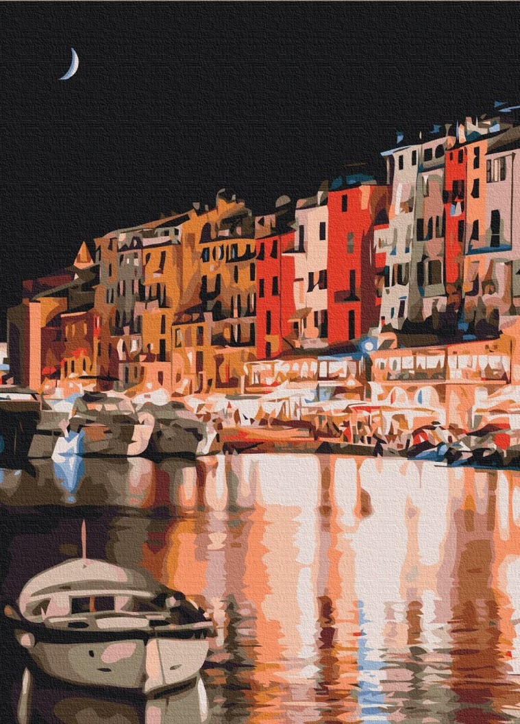 Картина за номерами Вогні нічної Італії 40x50 см Brushme (257750842)