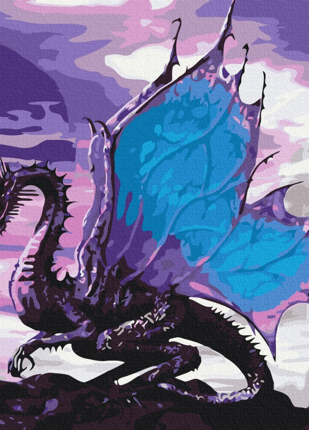 Картина по номерам Небесный дракон 40x50 см Brushme (257750625)