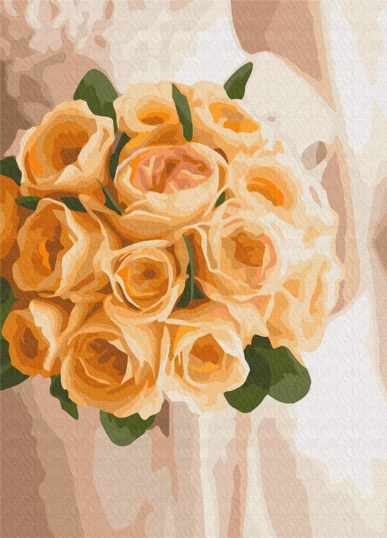 Картина по номерам Букет невесты 40x50 см Brushme (257750286)