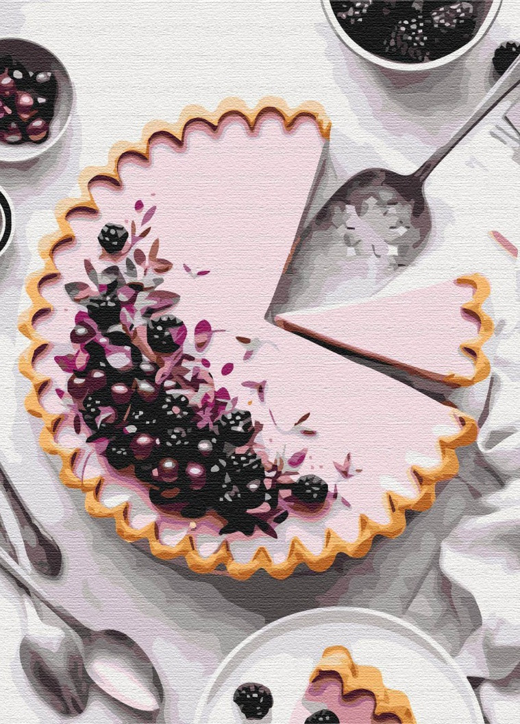 Картина по номерам Ежевичный пирог 40x50 см Brushme (257750671)