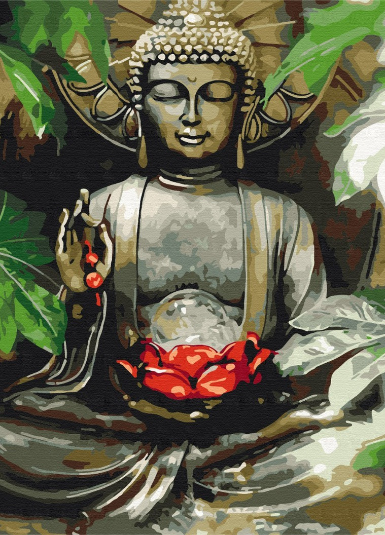 Картина по номерам Баллийський Будда 40x50 см Brushme (257750293)