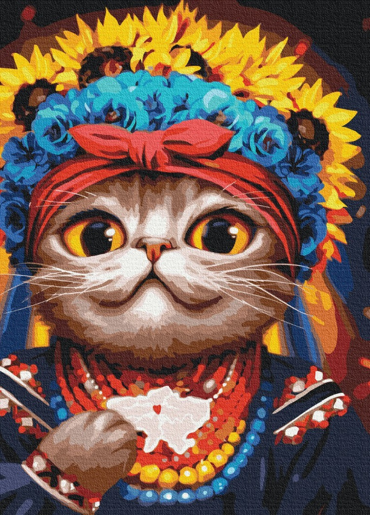Картина по номерам Кошка Автор ©Марианна Пащук 40x50 см Brushme (257750397)
