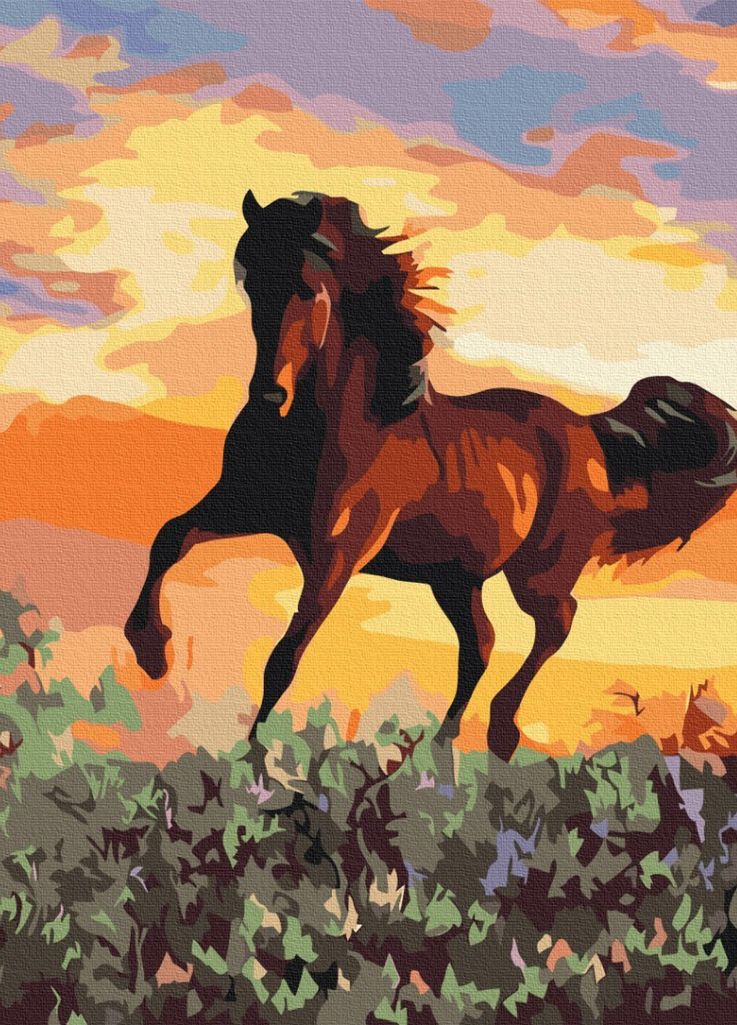 Картина по номерам Лошадь 40x50 см Brushme (257750799)