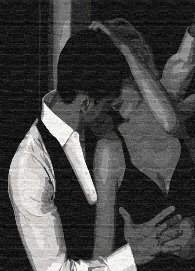 Картина по номерам В объятьях страсти 40x50 см Brushme (257750639)