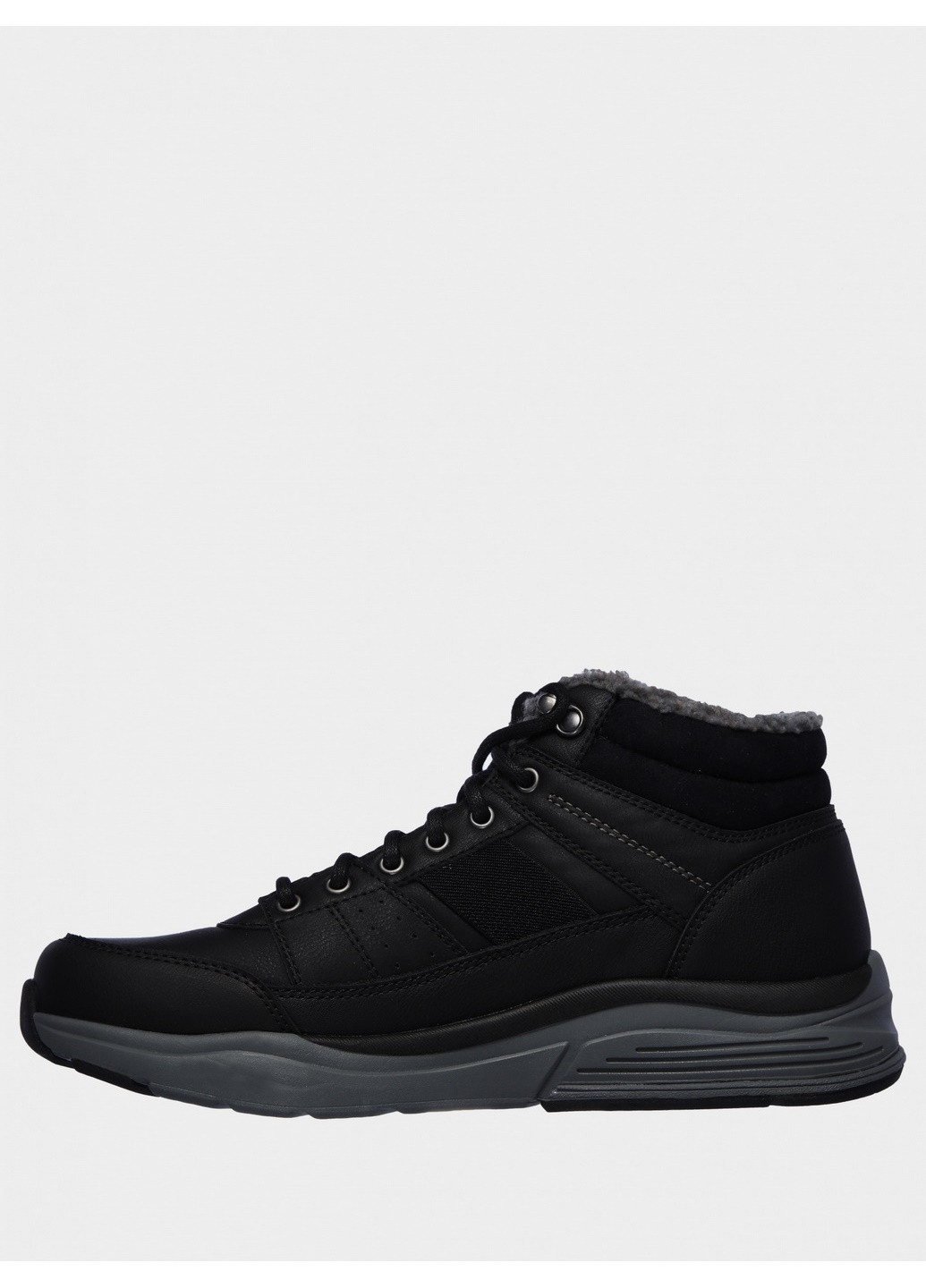 Черные осенние ботинки мужские 66199blk Skechers