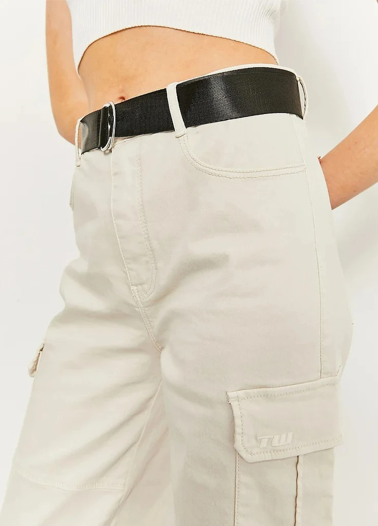 Брюки Tally Weijl Basic Trousers - WOMEN WOVEN COTTON PANT (257786815)