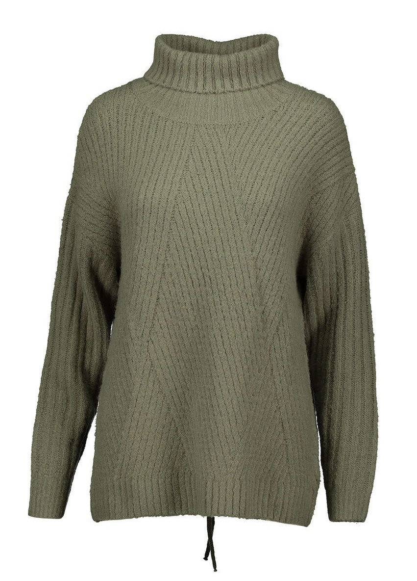 Зеленый демисезонный джемпер Tally Weijl Fashion Pullovers - KNIT PULLOVER