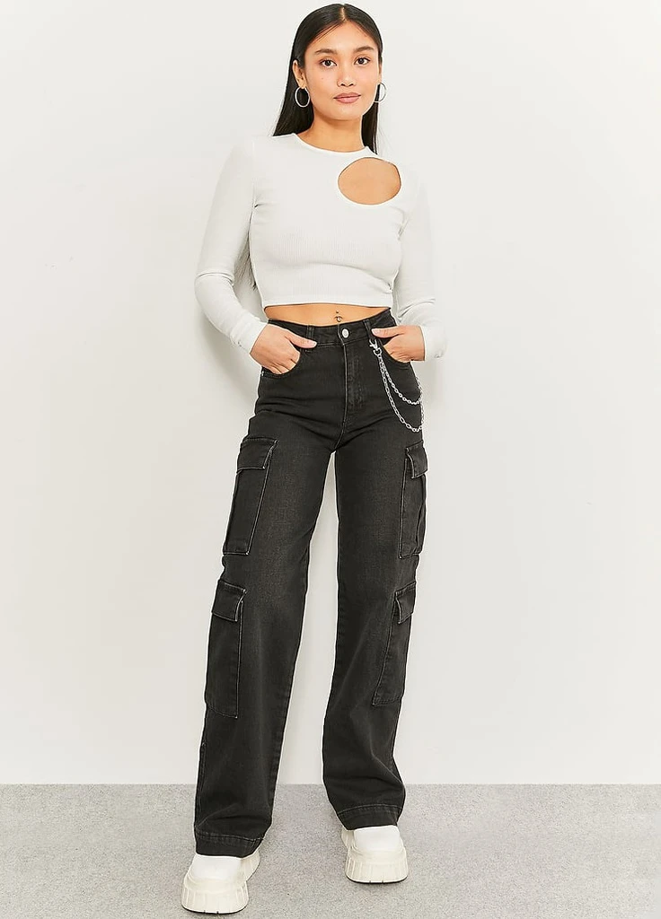 Джинси Skinny Jeans - WOMEN WOVEN DENIM PANT Tally Weijl - (257786843)