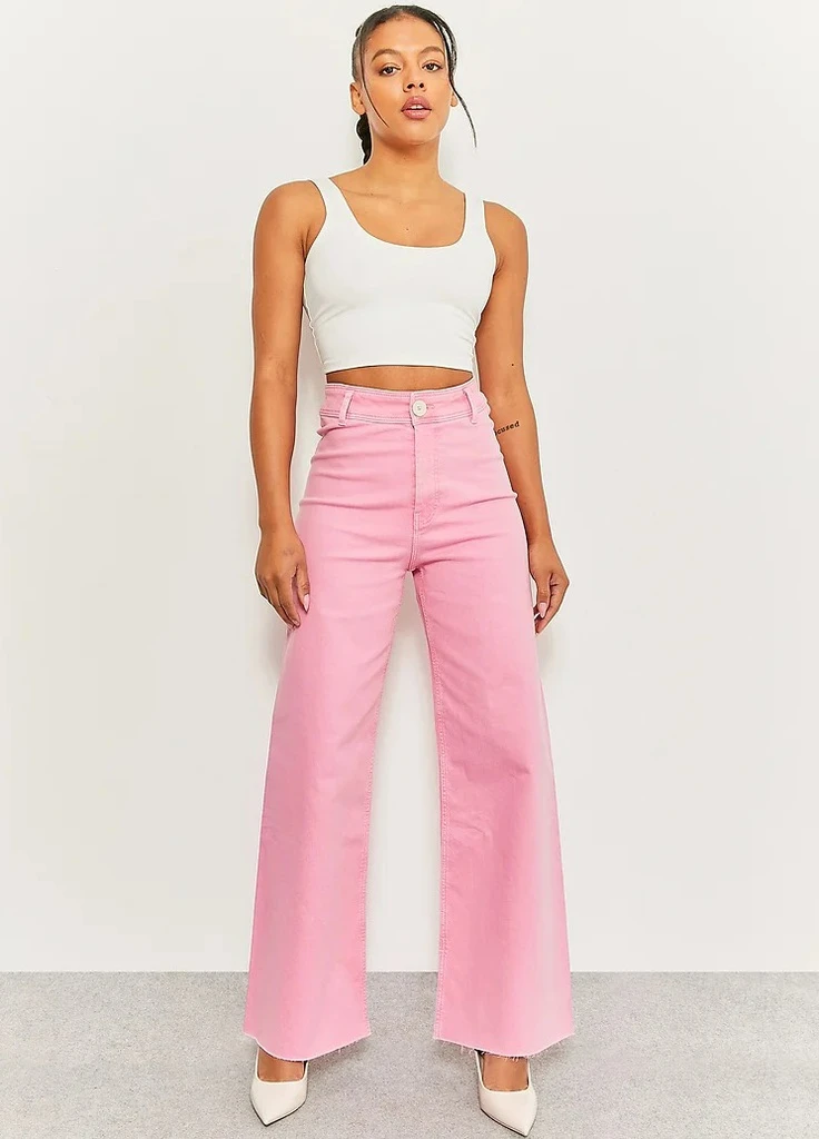 Джинсы Basic Trousers - WOMEN WOVEN COTTON PANT Tally Weijl - (257786820)