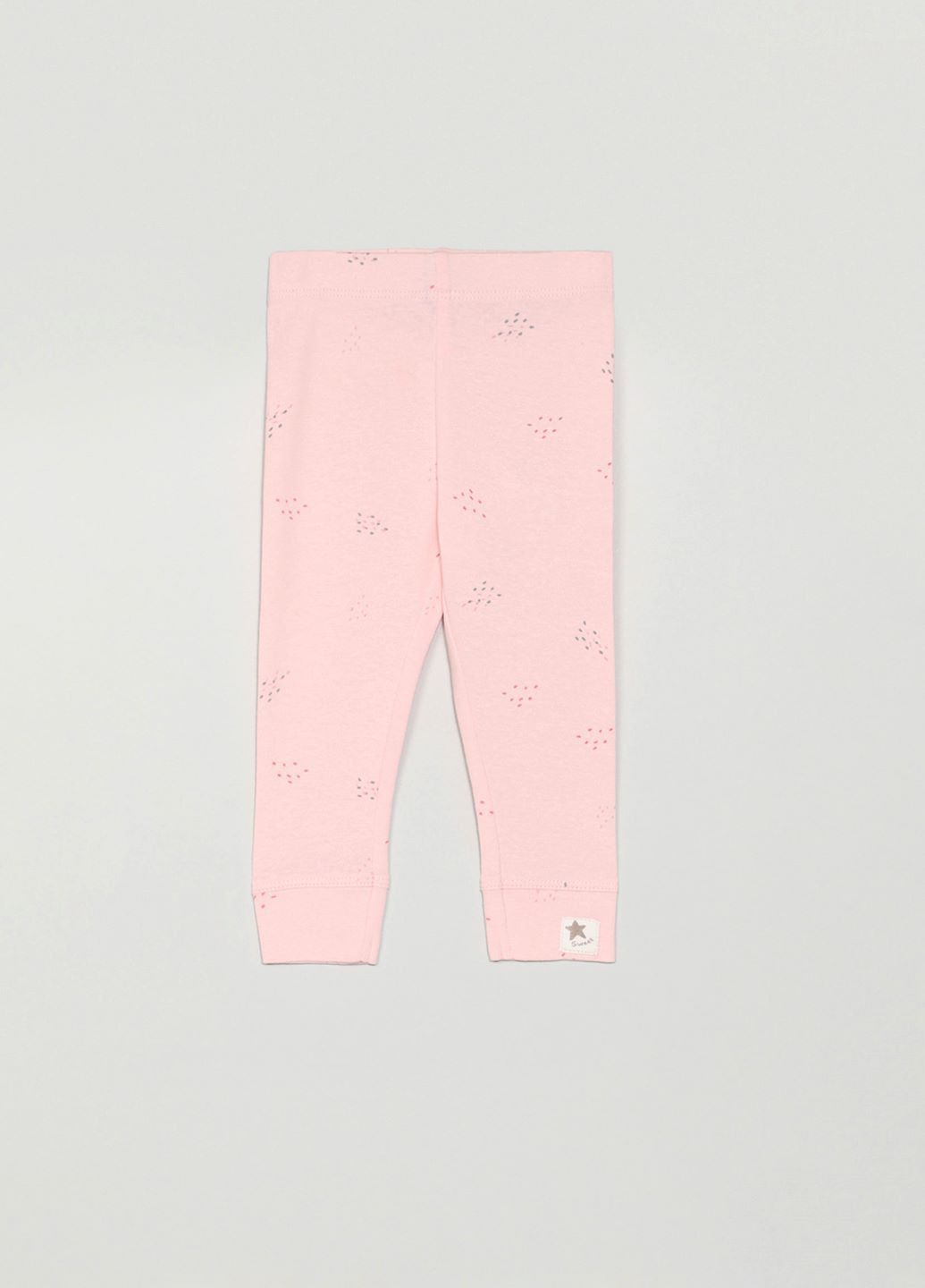 Розовый демисезонный костюм для девочки (боди,штаники, шапочка) Lefties