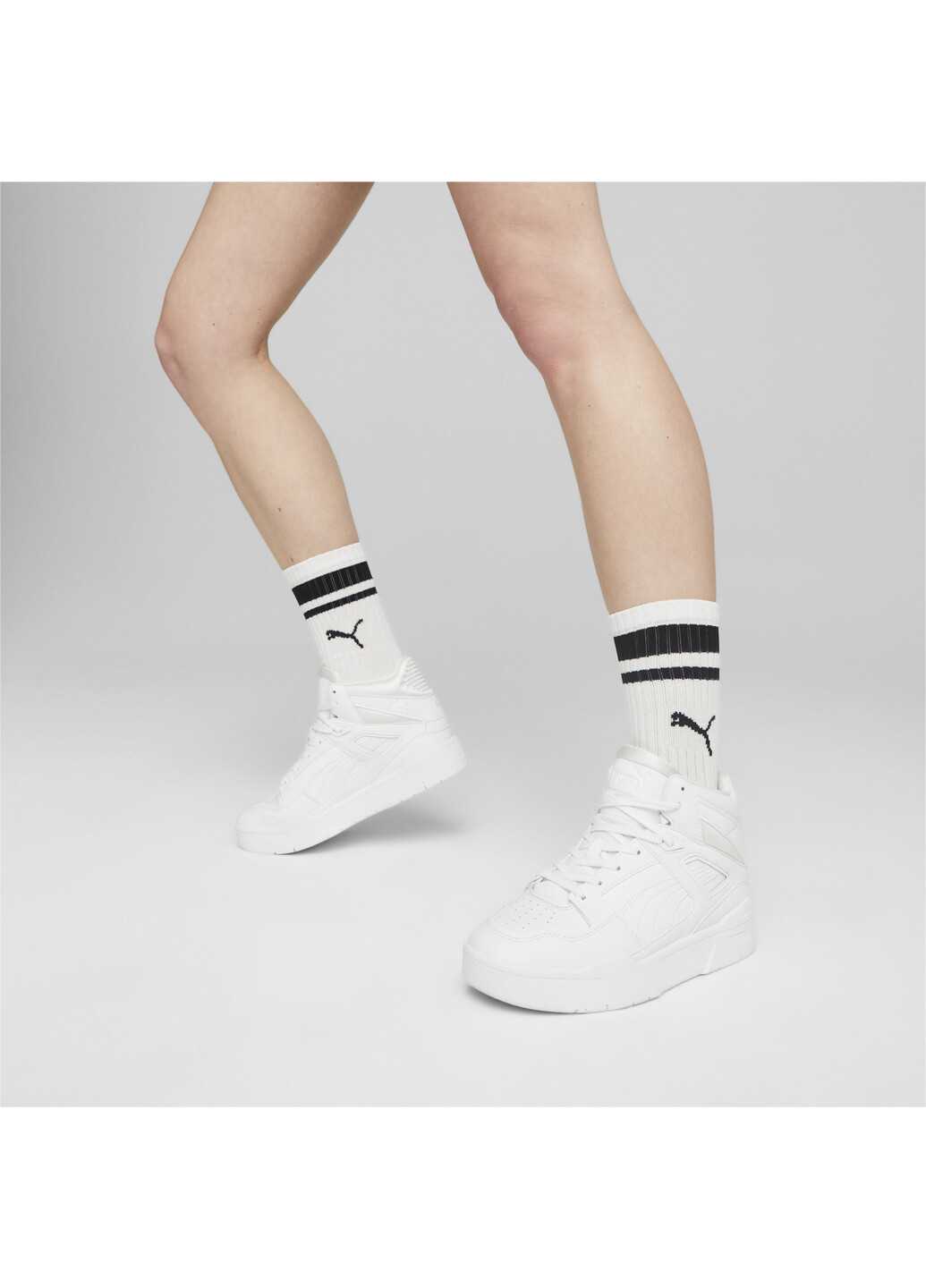 Білі кросівки slipstream mid sneakers women Puma