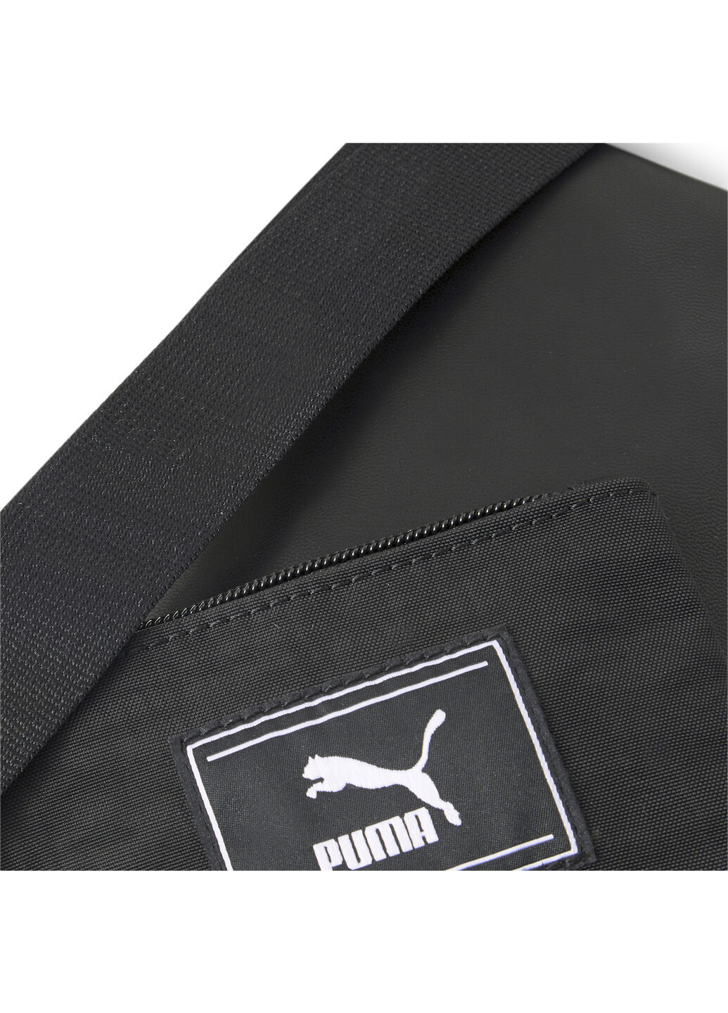 Сумка Prime Time Multi Pouch Bag Puma однотонная чёрная спортивная