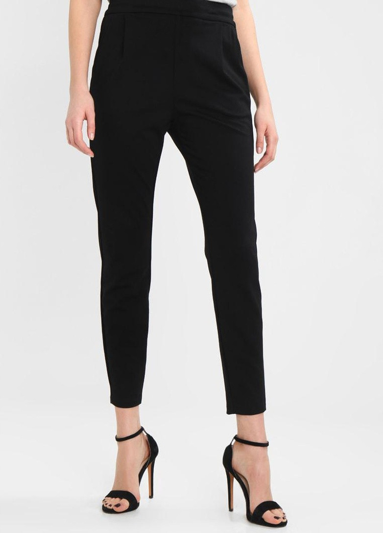 Черные кэжуал демисезонные брюки Vero Moda