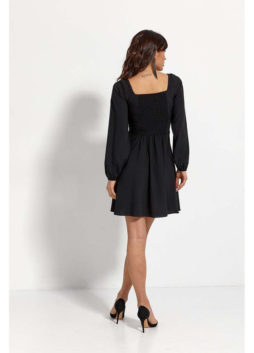 Чорна повсякденний сукня SL-Fashion