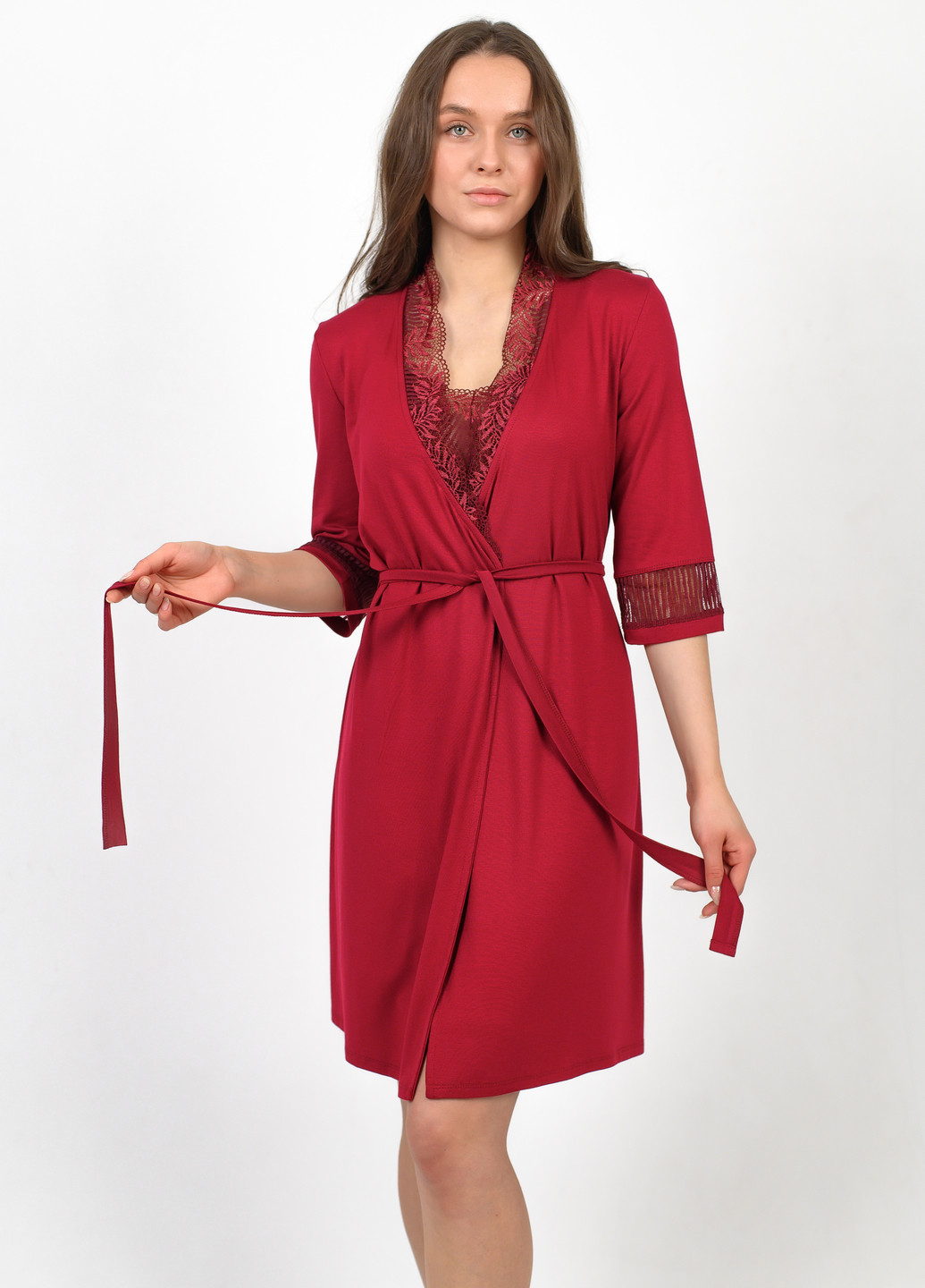 Комплект женский халат + ночная рубашка NEL (257805194)