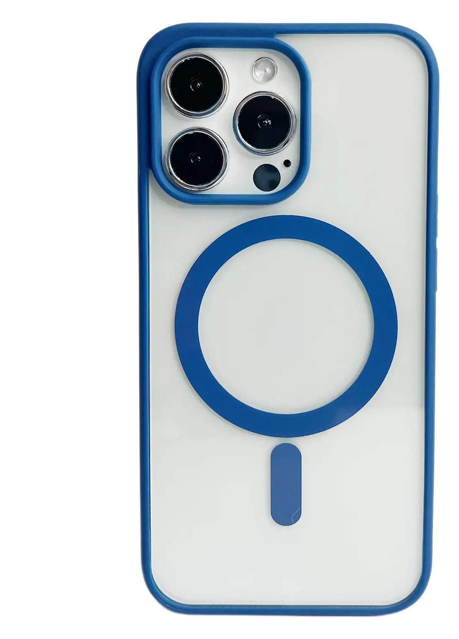 Силиконовый чехол Clear Case with MagSafe для iPhone 13 Pro Синий No Brand - (257825367)