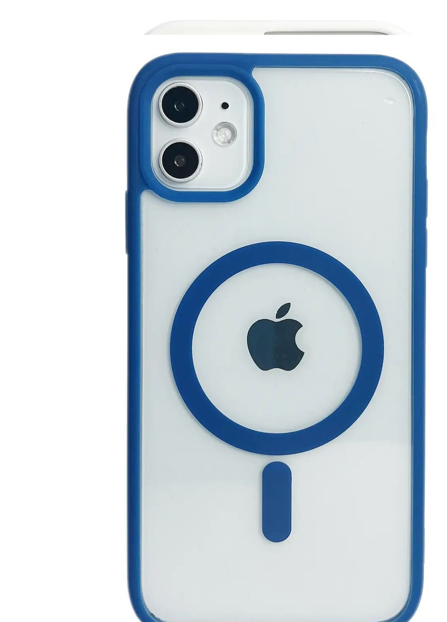 Силиконовый чехол Clear Case with MagSafe для iPhone 13 Синий No Brand - (257825346)