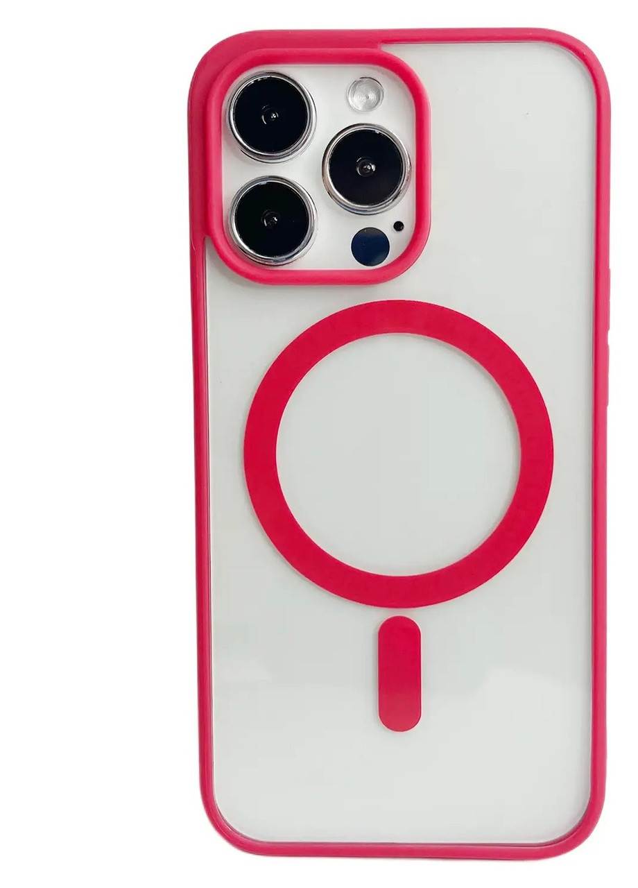 Силиконовый чехол Clear Case with MagSafe для iPhone 13 Pro Max Красный No Brand - (257825350)