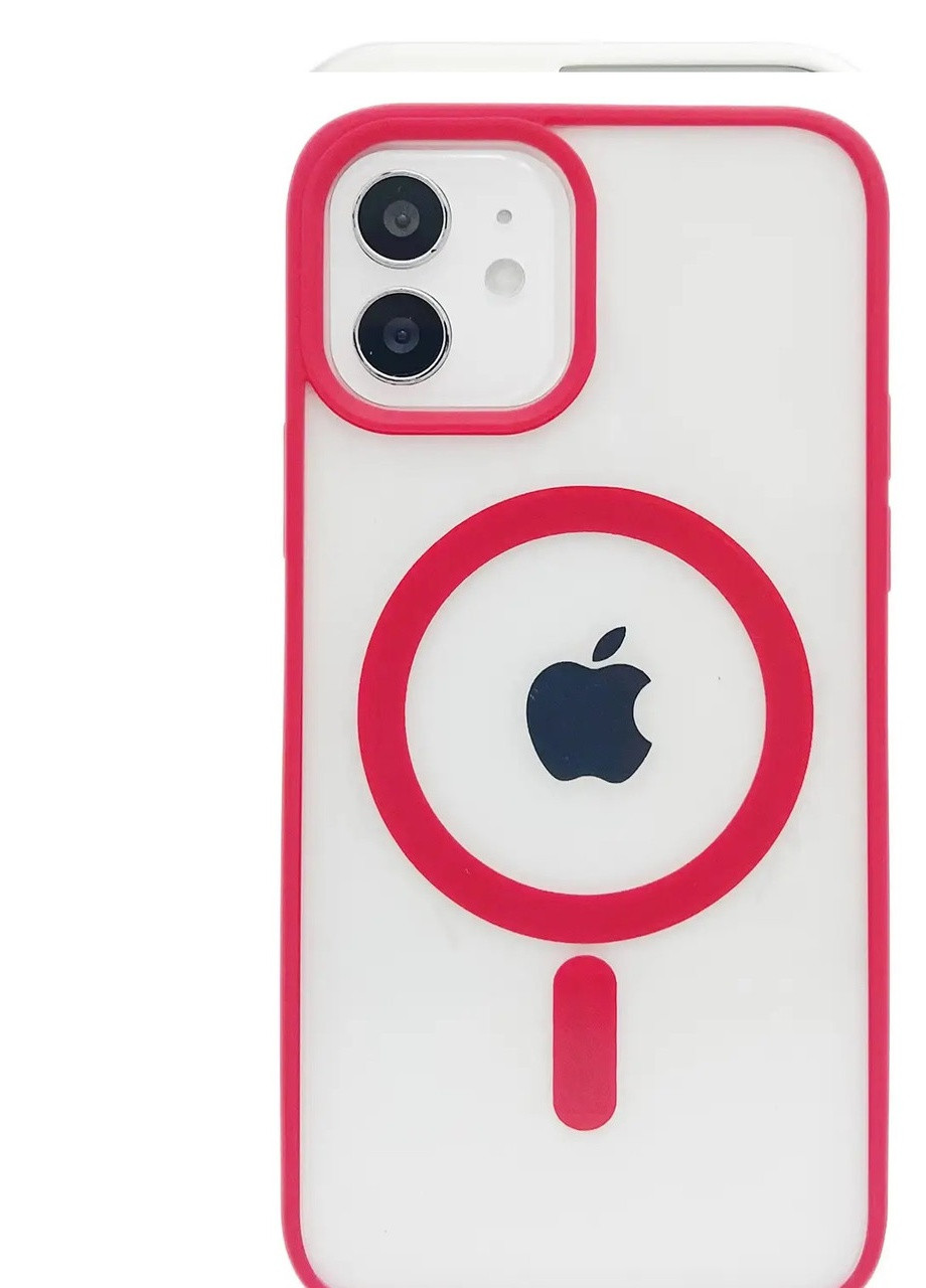 Силіконовий чохол Clear Case with MagSafe для iPhone 11 Червоний No Brand - (257825327)